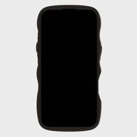 Holdit Wavy Case iPhone 16 Plus - Black / Transparent