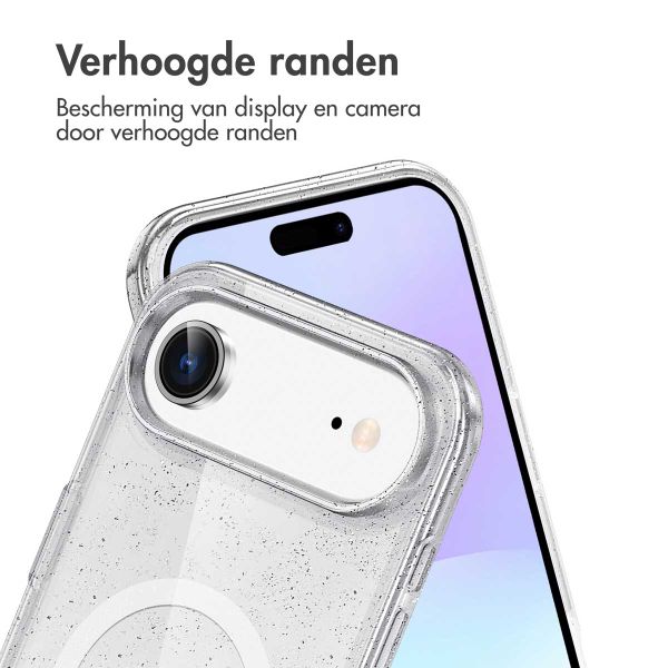 imoshion Sparkle Backcover met MagSafe Apple iPhone Air - Transparant