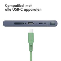 imoshion Braided USB-C naar USB kabel - 1 meter - Groen