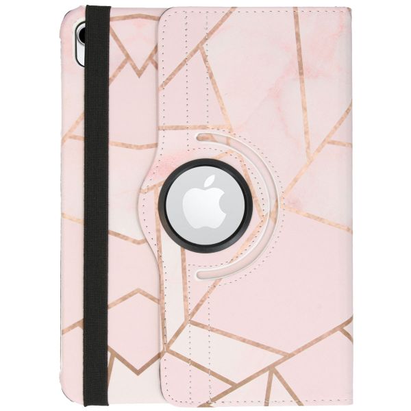 imoshion 360° Draaibare Design Bookcase iPad 10 (2022) 10.9 inch - Pink Graphic