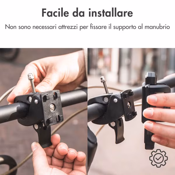 Accezz Telefoonhouder fiets - Verstelbaar - Universeel - Zwart