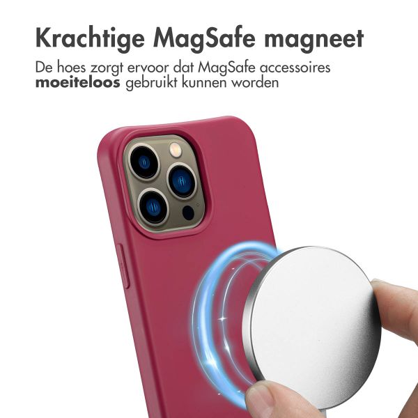 imoshion Color Backcover met afneembaar koord MagSafe Apple iPhone 13 Pro - Raspberry