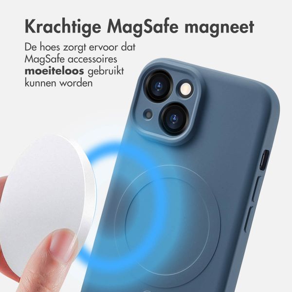 imoshion Color Backcover met MagSafe iPhone 15 - Donkerblauw