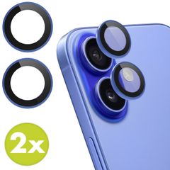 imoshion 2 Pack Camera lens protector iPhone 16 / 16 Plus - Ultramarine