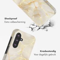 Selencia Vivid Backcover Samsung Galaxy A26 - Golden Beige Marble