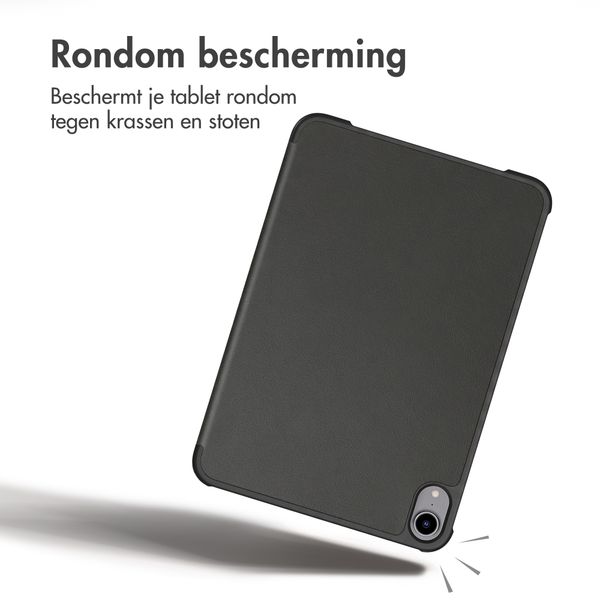 imoshion Trifold Bookcase Apple iPad Mini 7 (2024) / iPad Mini 6 (2021) - Zwart