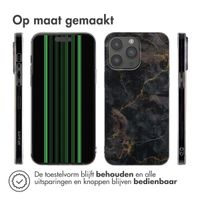 imoshion Design hoesje Apple iPhone 15 Pro Max - Black Marble Transparent