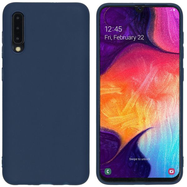 imoshion Color Backcover Samsung Galaxy A50 / A30s - Donkerblauw