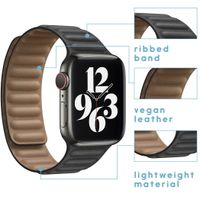 imoshion Vegan lederen bandje Apple Watch Series 1-10 / SE / Ultra (2) - 42/44/45/46/49 mm