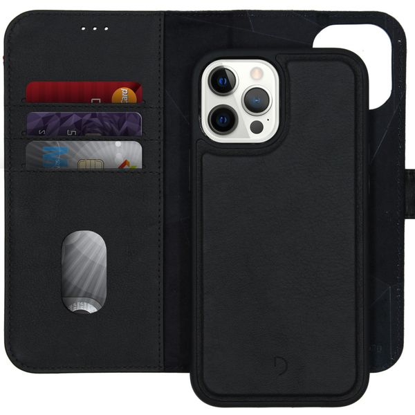 Decoded 2 in 1 Leather Detachable Wallet iPhone 12 Pro Max - Zwart