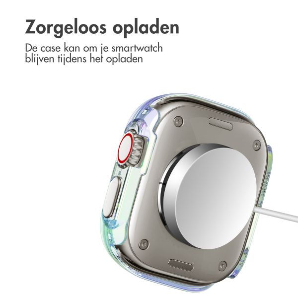 imoshion Full Cover Shiny Hardcase Apple Watch Ultra / Ultra 2 / Ultra 3 - 49 mm - Pearlescent