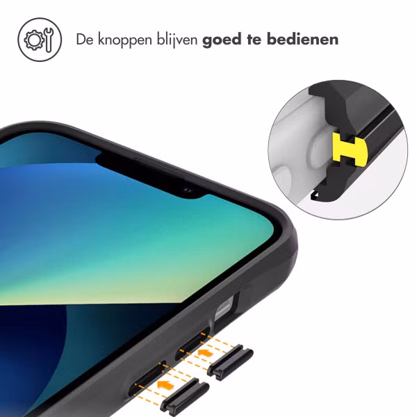 imoshion Rugged Hybrid Case iPhone 13 Pro Max - Zwart