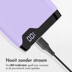 imoshion Powerbank 20.000 mAh - Quick Charge en Power Delivery - Lila