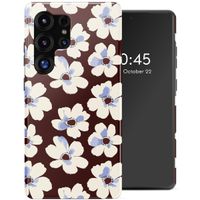 Selencia Vivid Backcover Samsung Galaxy S25 Ultra - Choco Flower Pop