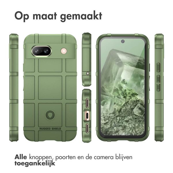 imoshion Rugged Shield Backcover Google Pixel 8a - Donkergroen