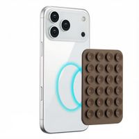 Selencia MagSafe zuignap telefoonhouder - Taupe