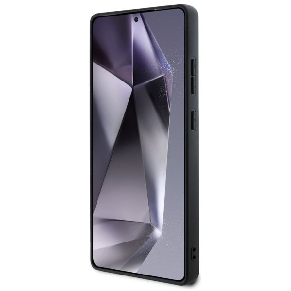 Guess 4G Metal Logo Saffiano Backcover Samsung Galaxy S25 Ultra - Roze