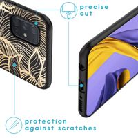 imoshion Design hoesje Samsung Galaxy A71 - Golden Leaves