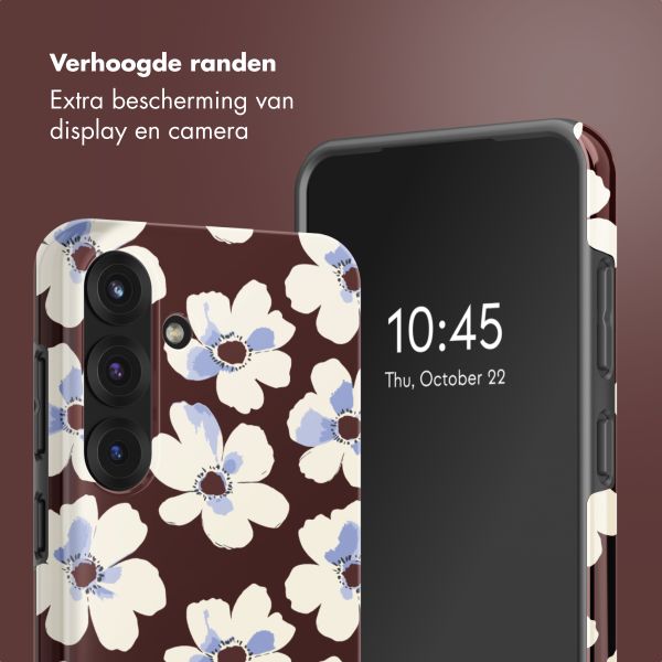 Selencia Vivid Backcover Samsung Galaxy S25 - Choco Flower Pop