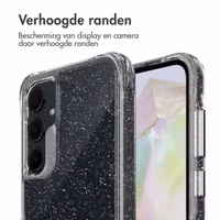 imoshion Clear Glitter Backcover Samsung Galaxy A35 - Zilver