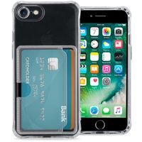 imoshion Softcase Backcover met pasjeshouder Apple iPhone SE (2022 / 2020) 8 / 7 - Transparant