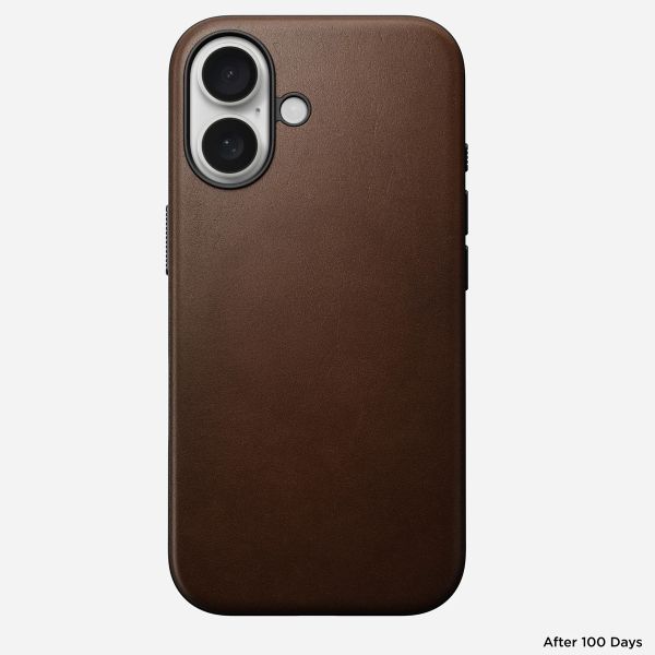 Nomad Modern Leather Case iPhone 16 - Brown