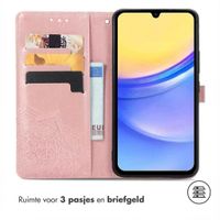 imoshion Mandala Bookcase Samsung Galaxy A15 (5G/4G) - Rosé Goud