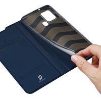 Dux Ducis Slim Softcase Bookcase Samsung Galaxy A21s - Donkerblauw