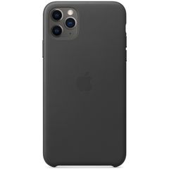 Apple Leather Backcover Apple iPhone 11 Pro Max - Black