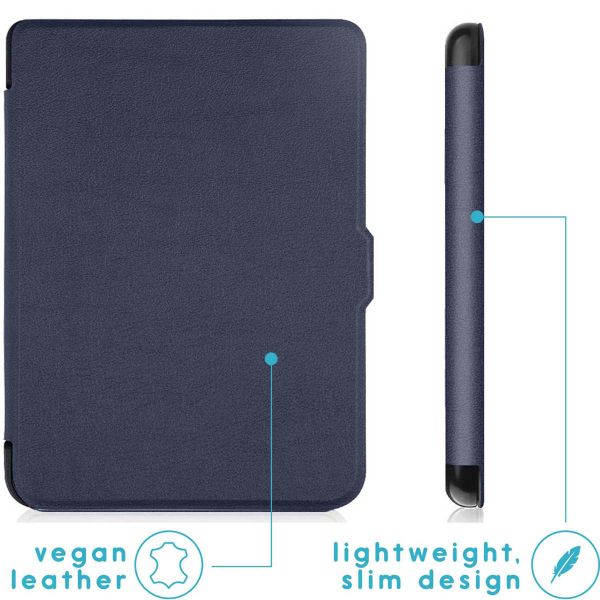 imoshion Slim Hard Case Sleepcover Kobo Clara 2E / Tolino Shine 4 - Donkerblauw