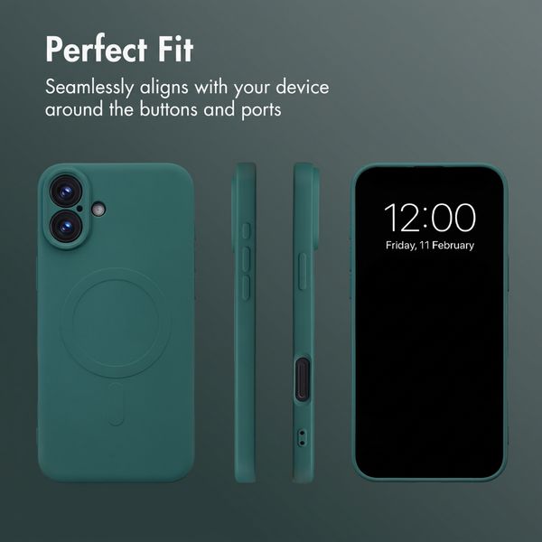 imoshion Colour Case with MagSafe Apple iPhone 16 Plus - Dark Green