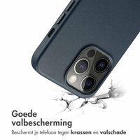 Accezz MagSafe Leather Backcover Apple iPhone 13 Pro - Nightfall Blue