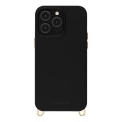 Selencia Rivièra MagSafe Backcover met afneembare haakjes Apple iPhone 13 Pro - Velvet Black