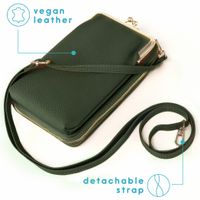 imoshion Vegan Lederen Telefoontasje Crossbody - Groen