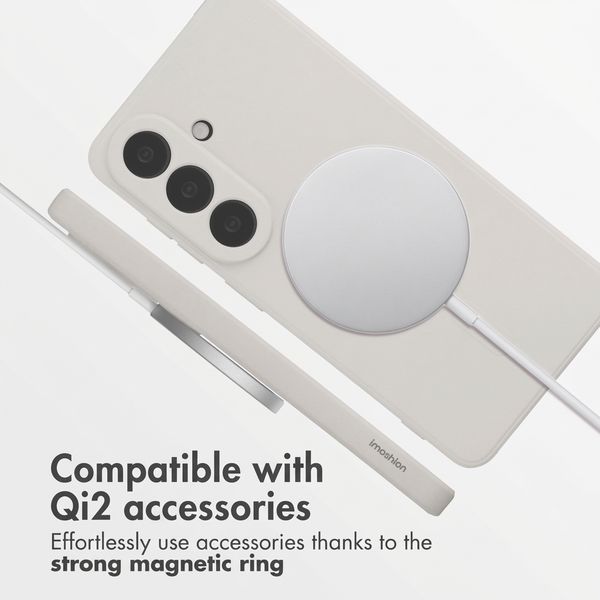 imoshion Colour Back Cover with MagSafe Samsung Galaxy S26 Plus - Beige