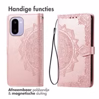 imoshion Mandala Bookcase OnePlus 15R - Rosé Goud