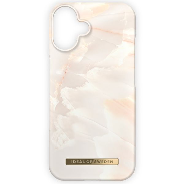 iDeal of Sweden Fashion Backcover iPhone 16 Plus - Rose Pearl Marble