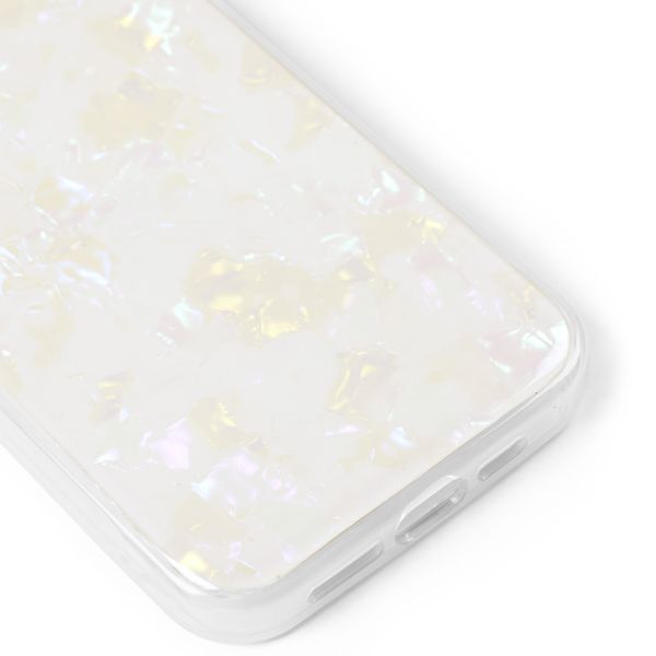 iDeal of Sweden Pearlized Case Apple iPhone 15 Pro Max - Wit