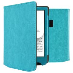imoshion Vegan Leather Bookcase Pocketbook Verse / Verse Lite / Verse Pro / Vivlio Light / Light HD - Lichtblauw