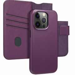 Accezz Leather Bookcase 2-in-1 met MagSafe Apple iPhone 14 Pro - Heath Purple