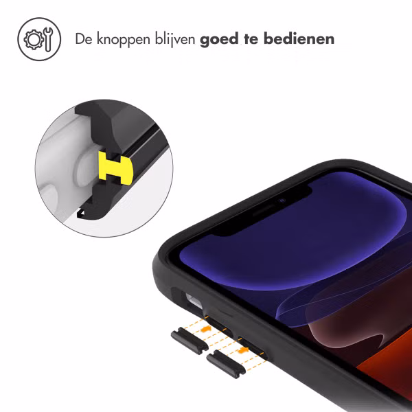 imoshion Rugged Hybrid Carbon Case Apple iPhone 11 - Black