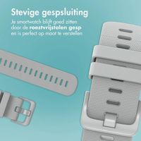 imoshion Siliconen sportbandje met gesp - Universeel 22 mm aansluiting - Grijs