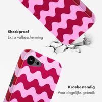 Selencia Vivid Backcover met MagSafe Apple iPhone 16e - Wave Vibes Lipstick