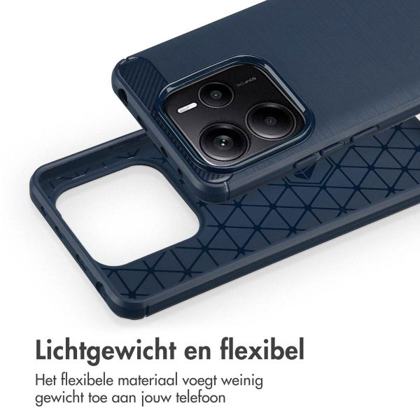 imoshion Brushed Backcover Xiaomi Redmi Note 14 (5G) - Donkerblauw