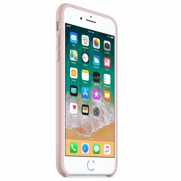 Apple Silicone Backcover Apple iPhone 8 Plus / 7 Plus - Pink Sand