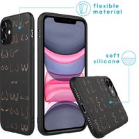 imoshion Design hoesje iPhone 11 - Boobs all over - Zwart