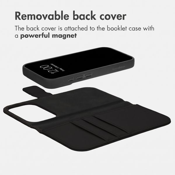 imoshion Detachable 2-in-1 Luxury Bookcase Apple iPhone 18 Pro Max / 17 Pro Max - Black