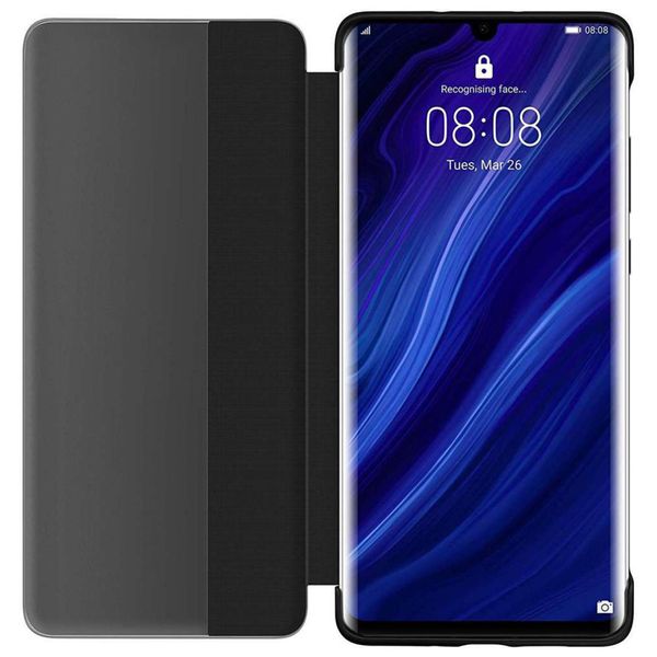 Huawei Smart View Flip Case Huawei P30 Pro - Zwart