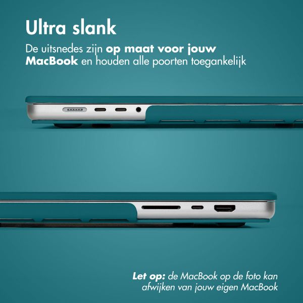 imoshion Hard Cover MacBook Air 15 inch (2023) / Air 15 inch (2024) M3 chip - A2941 / A3114 - Petrol Green