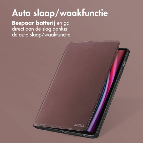 Accezz Classic Tablet Case Samsung Galaxy Tab S10 Plus / Tab S9 FE Plus / Tab S9 Plus - Bruin